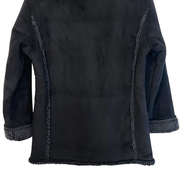 L.L.Bean Faux Shearling Suede Coat - Picture 10 of 10